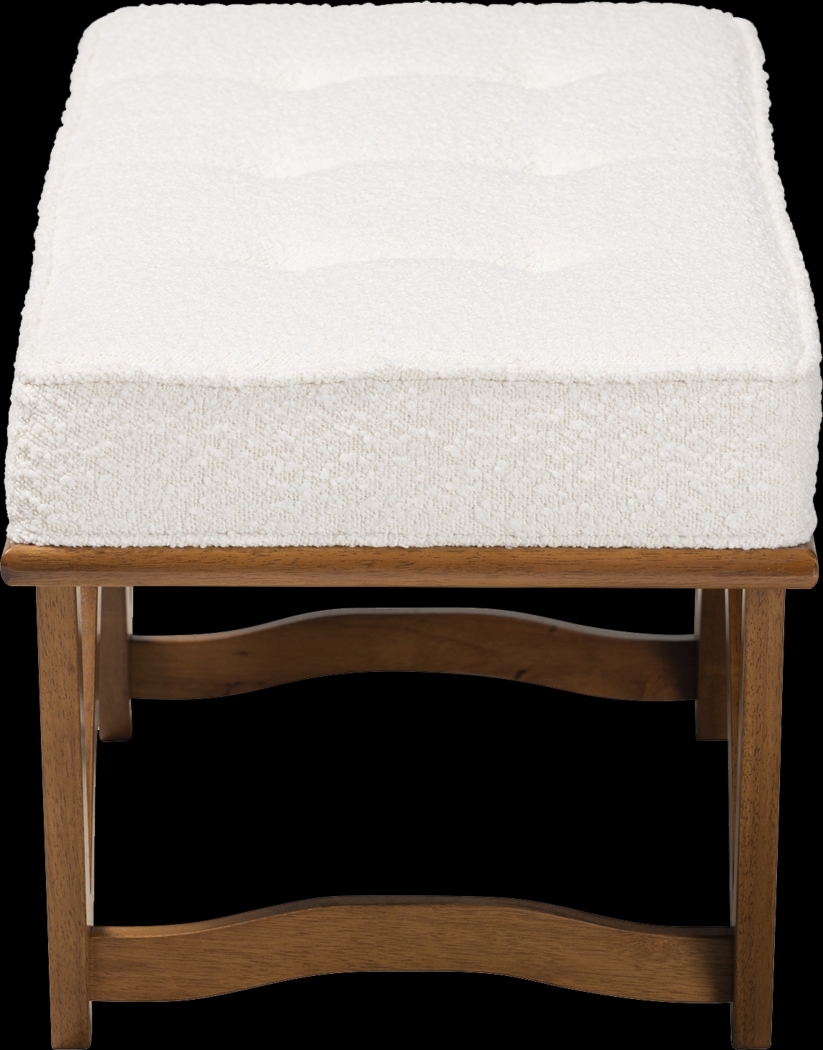 Nemasket Cream Accent Bench - Thumbnail - Image 5