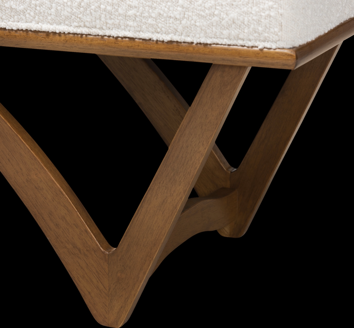 Nemasket Cream Accent Bench - Thumbnail - Image 6
