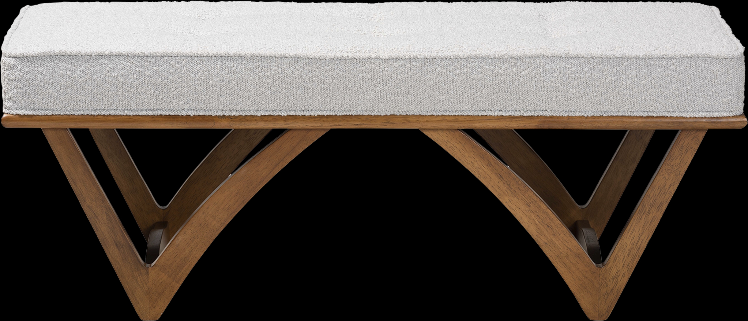 Nemasket Light Gray Accent Bench - Thumbnail - Image 4