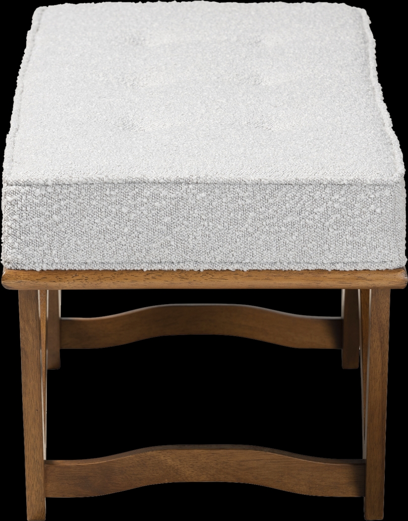 Nemasket Light Gray Accent Bench - Thumbnail - Image 5