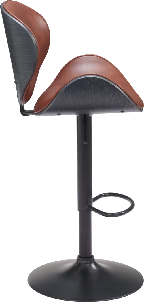 Nemesia Brown Bar Stool - Thumbnail - Image 4