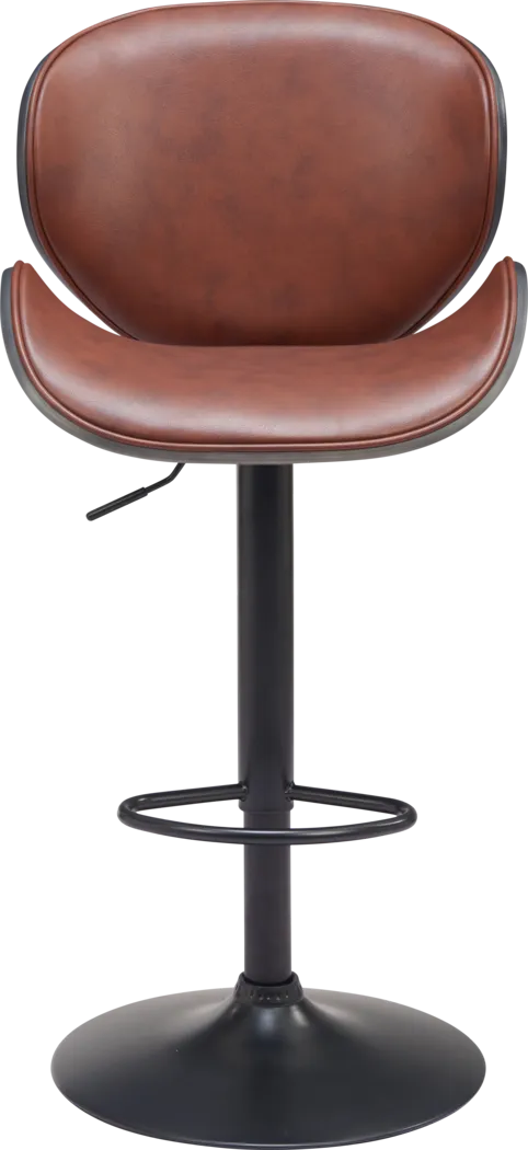 Nemesia Brown Bar Stool - Thumbnail - Image 5