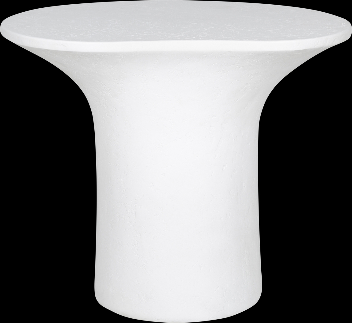 Nemnok White Accent Table - Thumbnail - Image 1