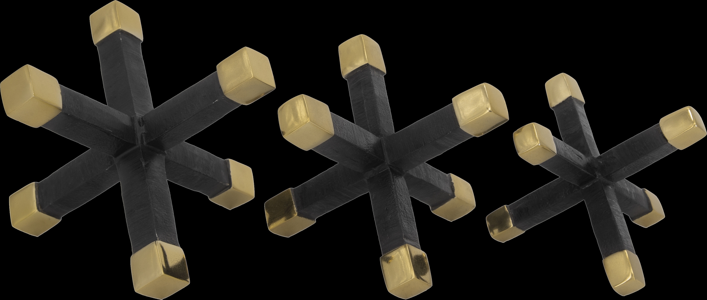 Nemotors Black Sculpture, Set of 3 - Thumbnail - Image 1