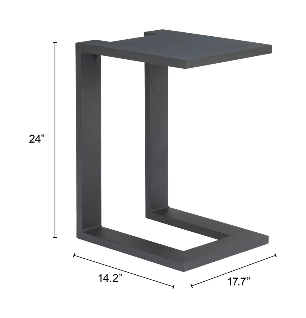 Nena Black End Table - Thumbnail - Image 2