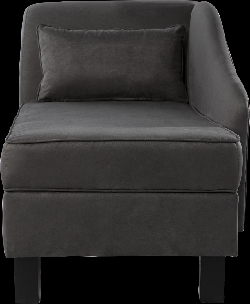 Neosho Gray Chaise - Thumbnail - Image 2