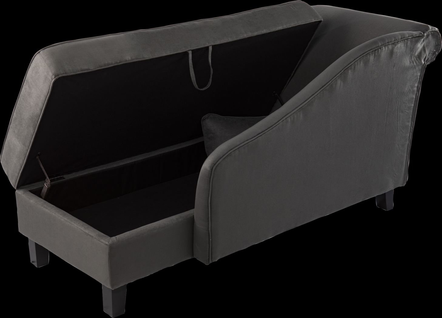 Neosho Gray Chaise - Thumbnail - Image 4