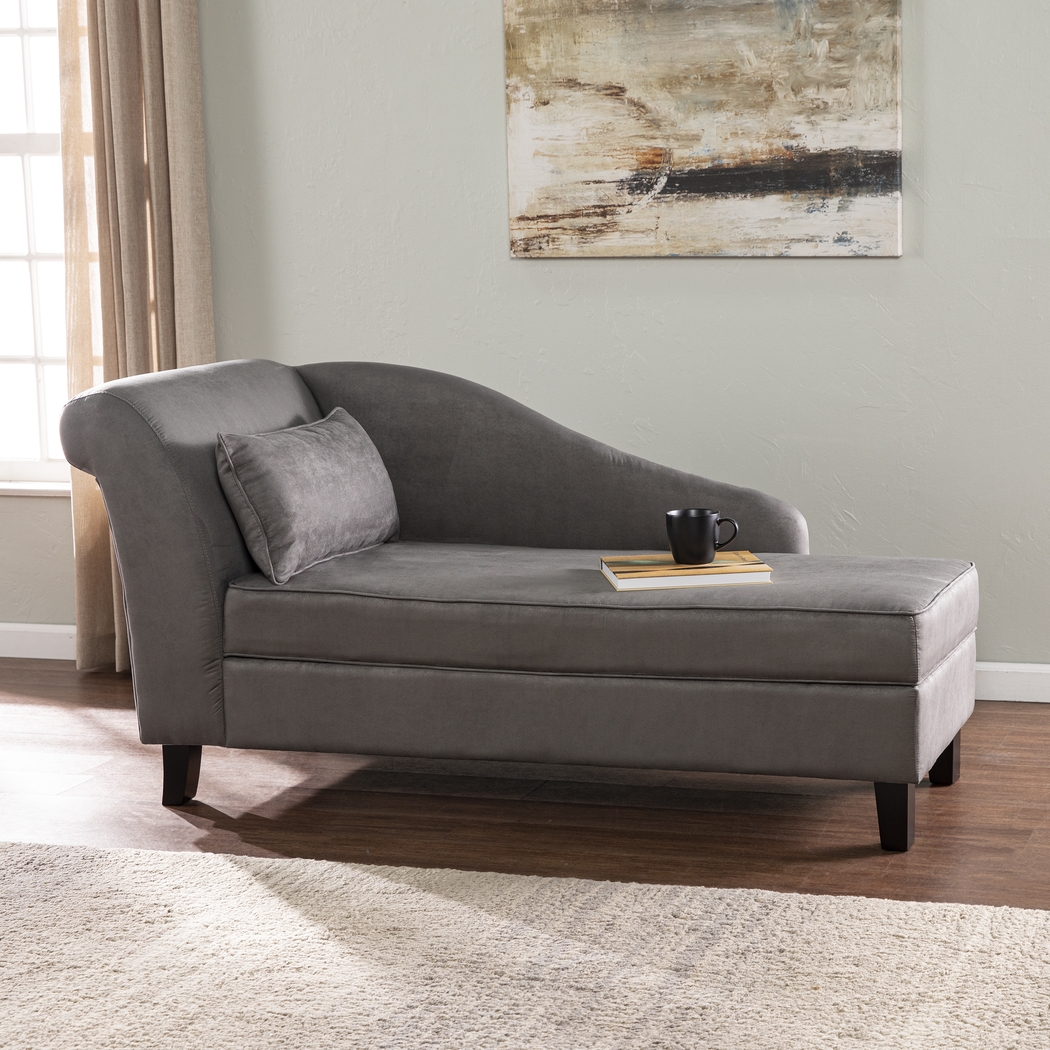 Neosho Gray Chaise - Thumbnail - Image 6