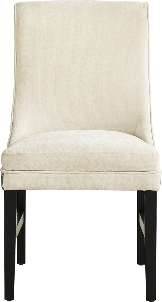 Nepola Beige Side Chair - Thumbnail - Image 2