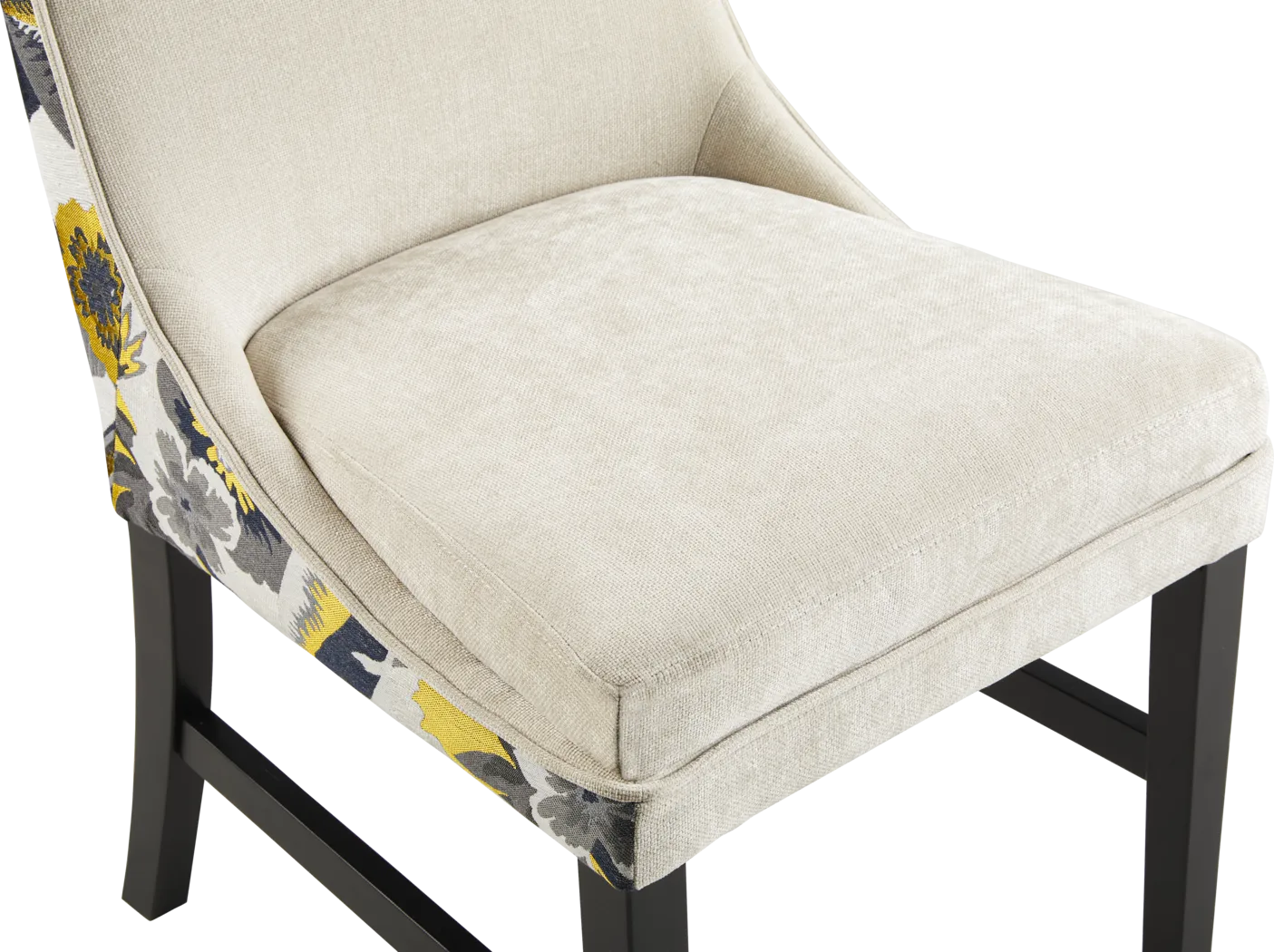 Nepola Beige Side Chair - Thumbnail - Image 4