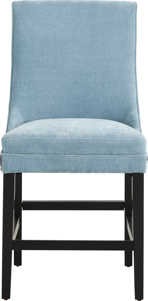 Nepola Blue Counter Height Stool - Thumbnail - Image 2