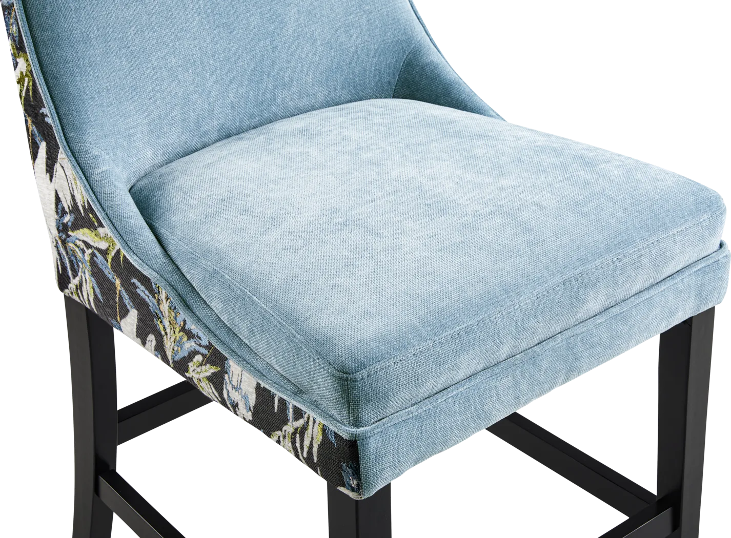 Nepola Blue Counter Height Stool - Thumbnail - Image 4