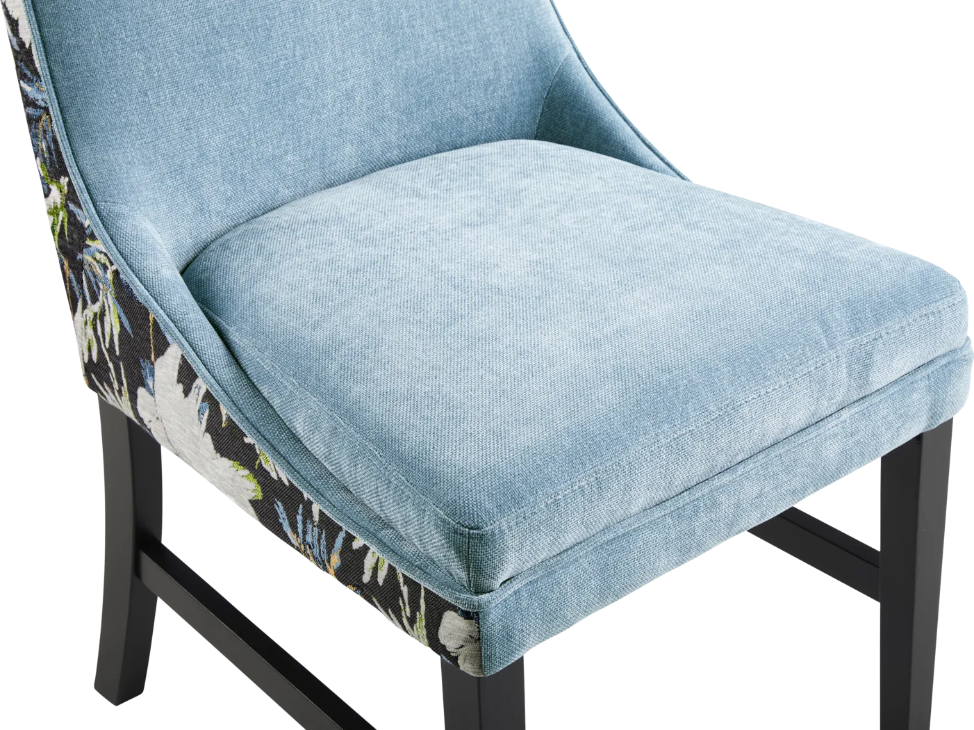 Nepola Blue Side Chair - Thumbnail - Image 4