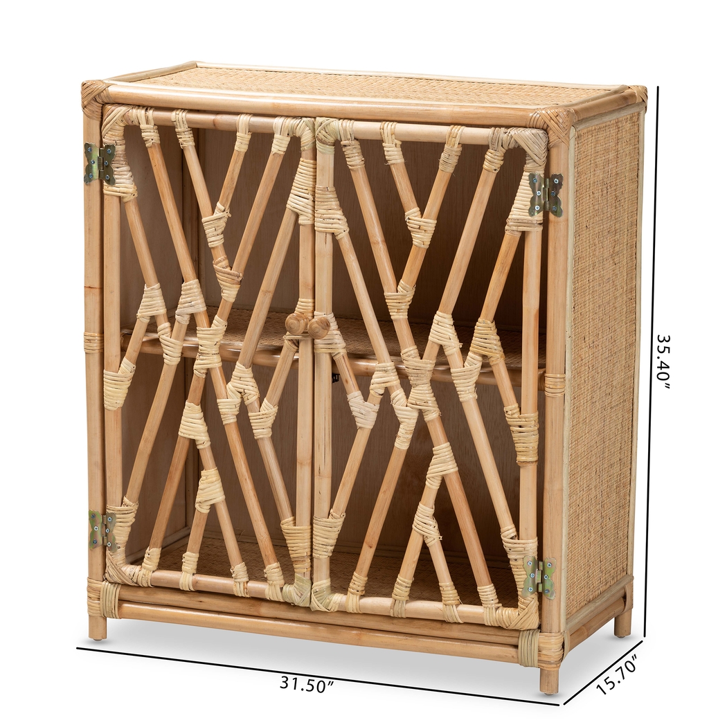 Nerena Brown Accent Cabinet - Thumbnail - Image 11