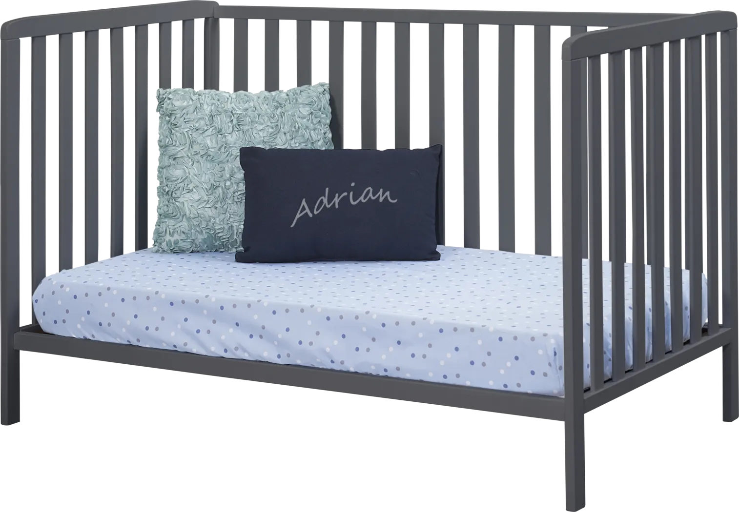 Nerio Dark Gray Crib - Thumbnail - Image 3