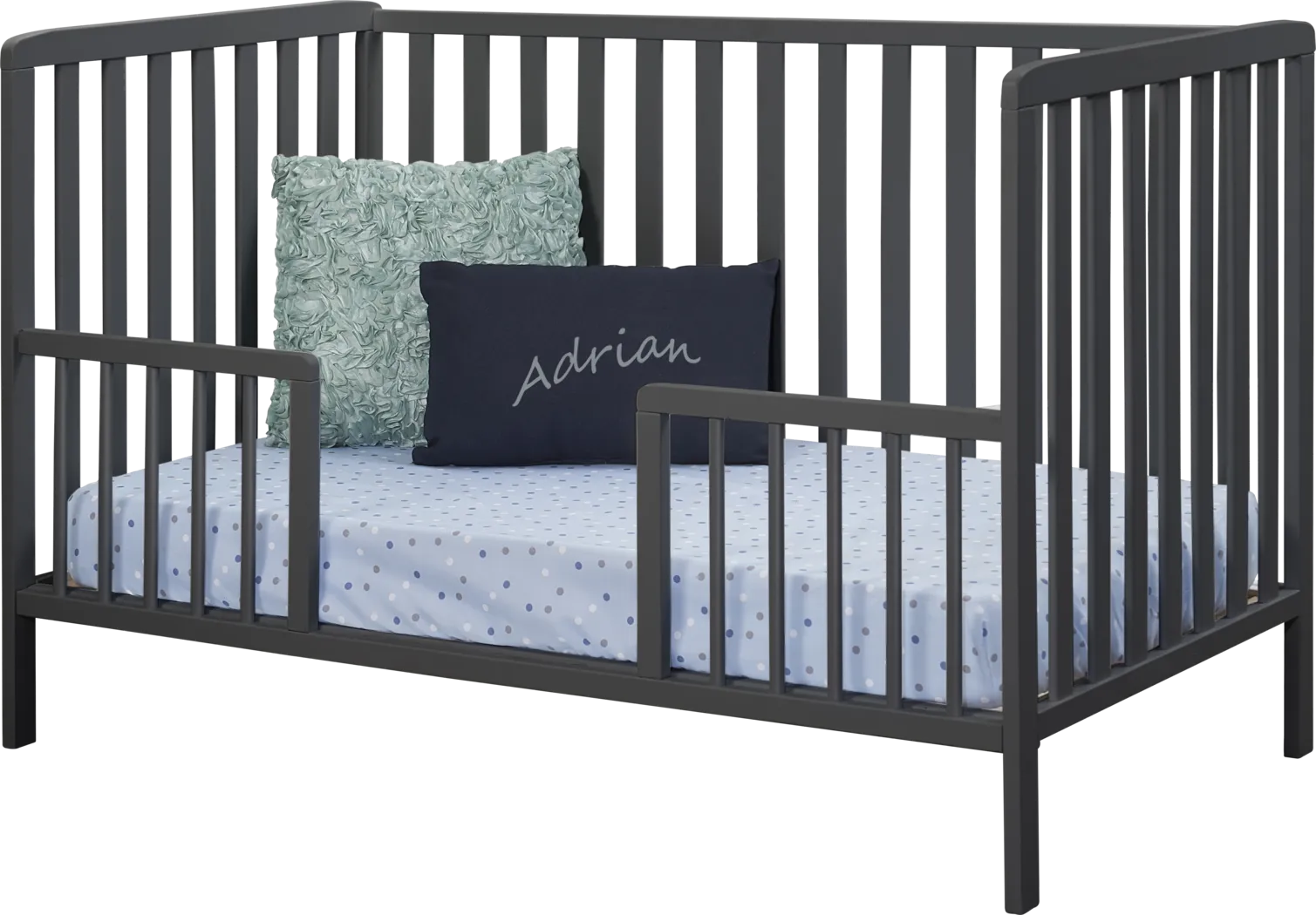 Nerio Dark Gray Crib - Thumbnail - Image 4