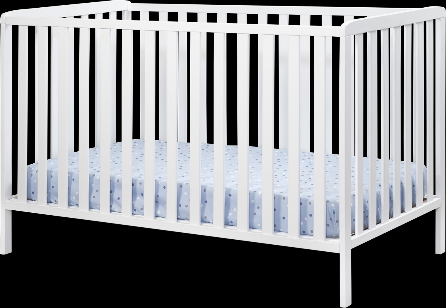 Nerio White Crib - Thumbnail - Image 1