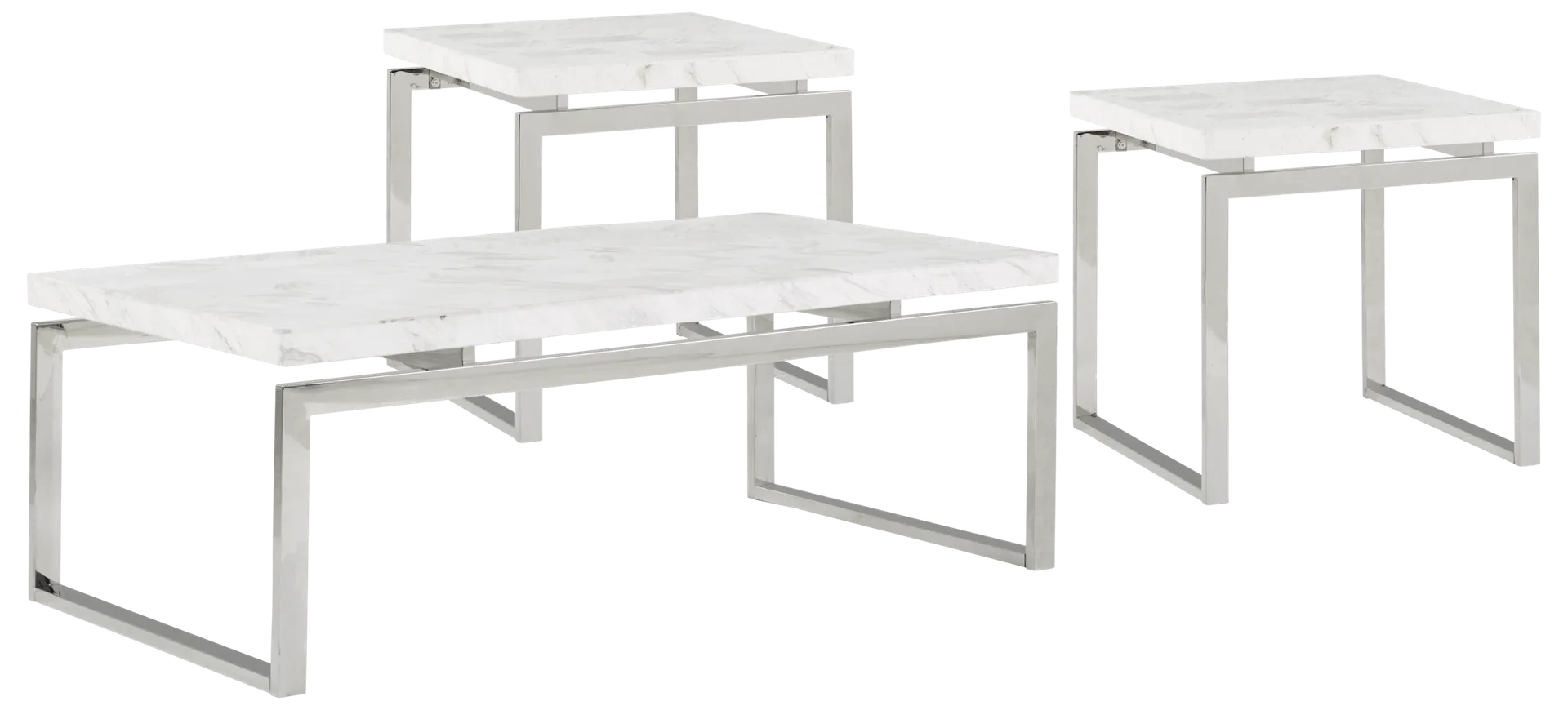 gray 3 pc table set