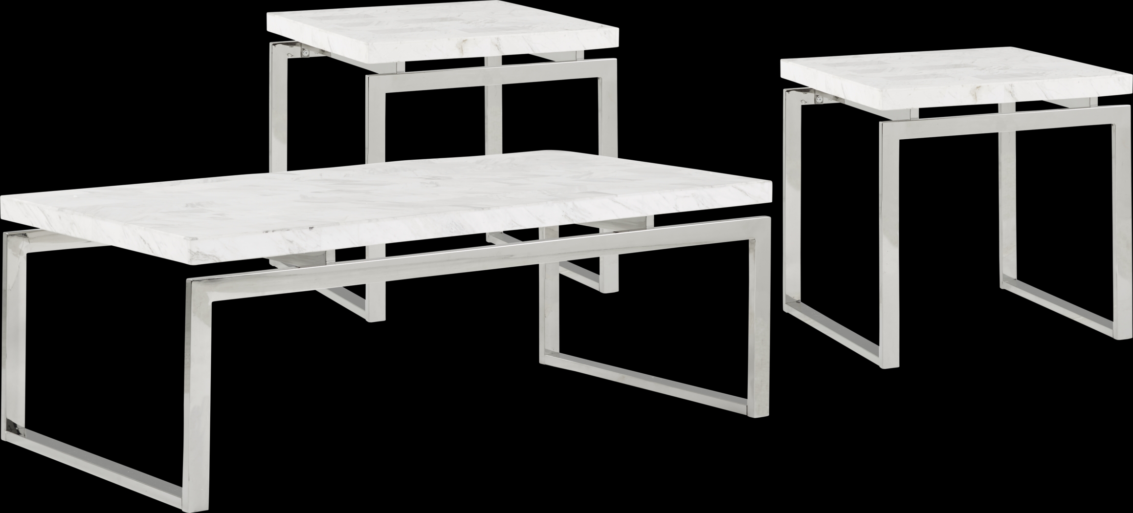 Parkside Heights White Leather 5 Pc Dual Power Reclining Living Room - Thumbnail - Image 10