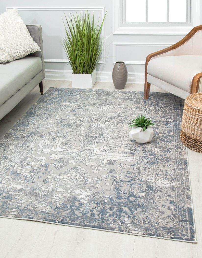 Neryl 5'3 x 7' Gray Rug - Thumbnail - Image 2
