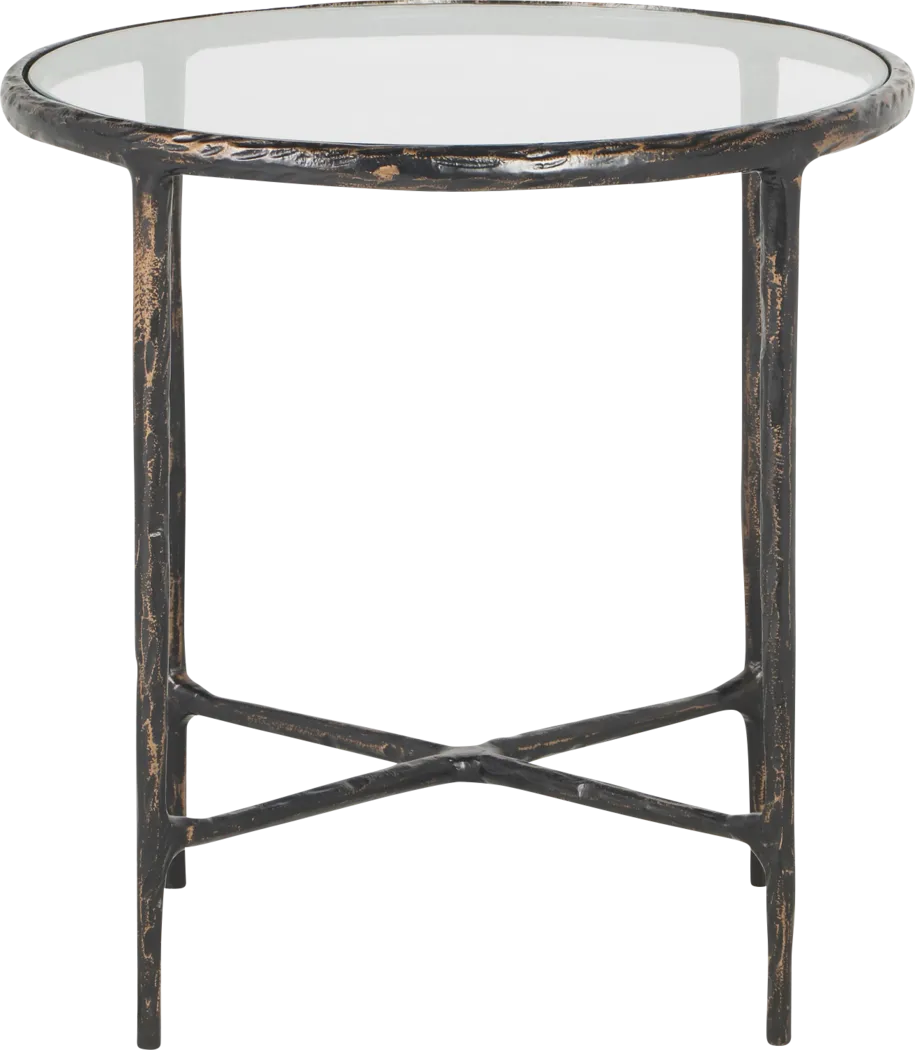 Nesilia I Black Accent Table - Thumbnail - Image 1