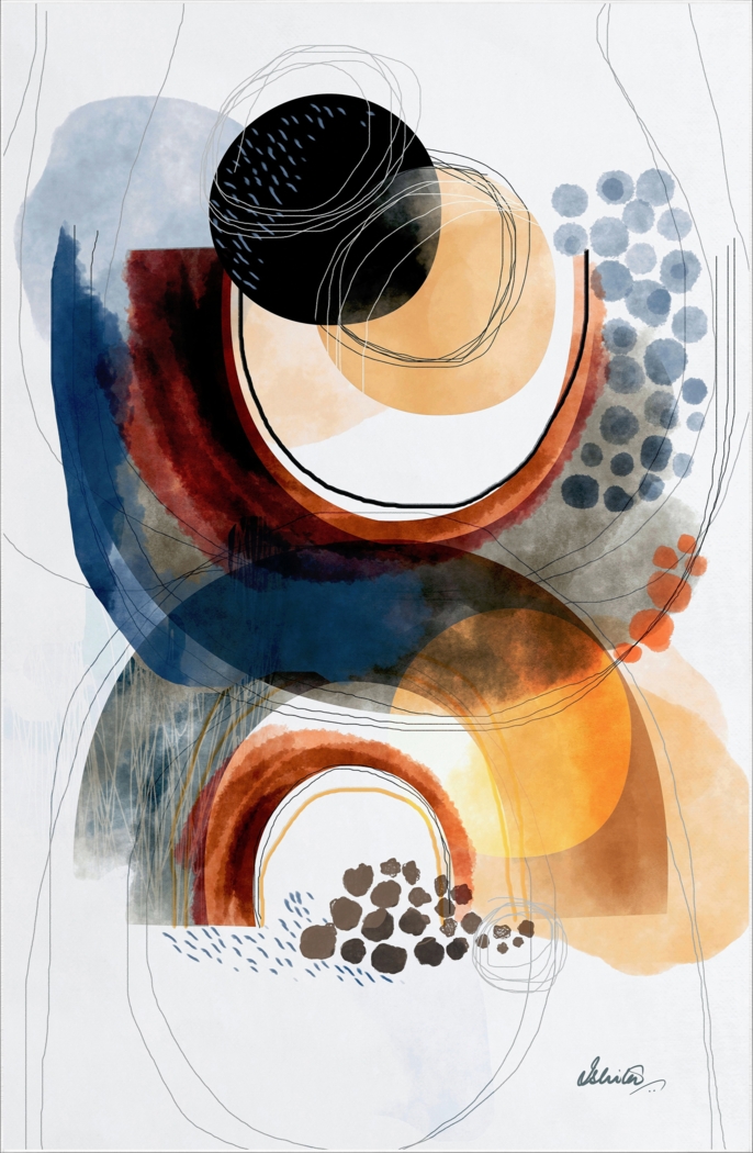 Nesmond Multi 5' x 7'7 Rug - Thumbnail - Image 1