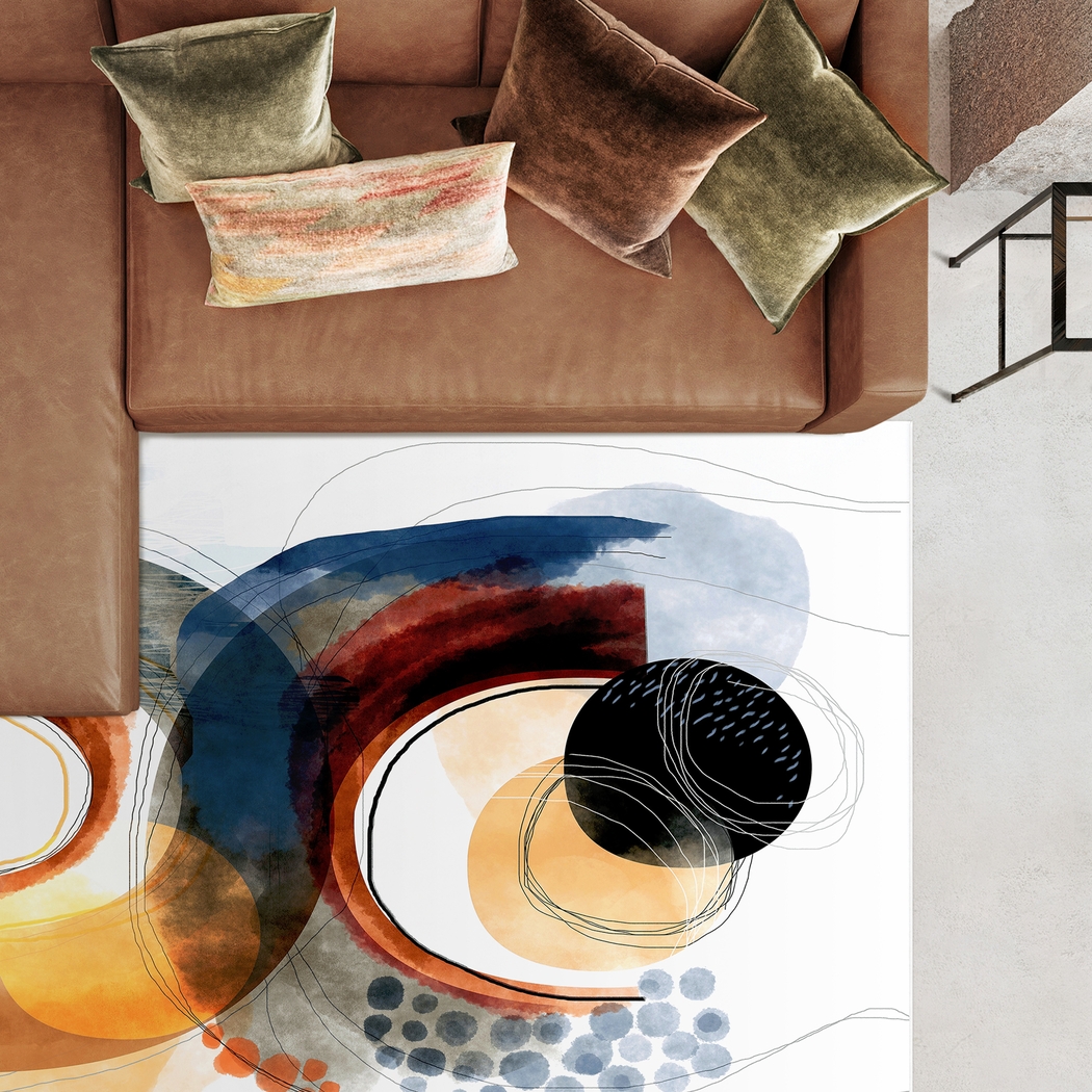 Nesmond Multi 7'7 x 10'5 Rug - Thumbnail - Image 3