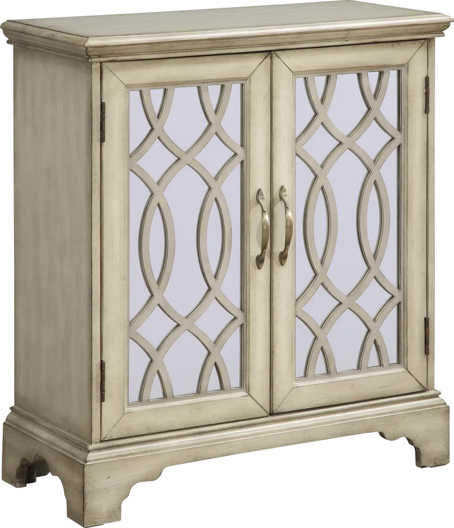 Nessa Cream Accent Cabinet - Thumbnail - Image 1