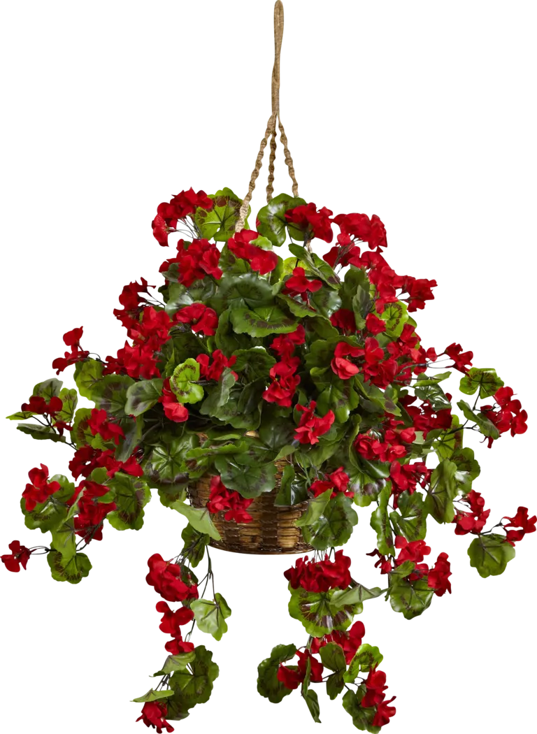 Nessalyn Green Geranium Indoor/Outdoor Silk Plant - Thumbnail - Image 1