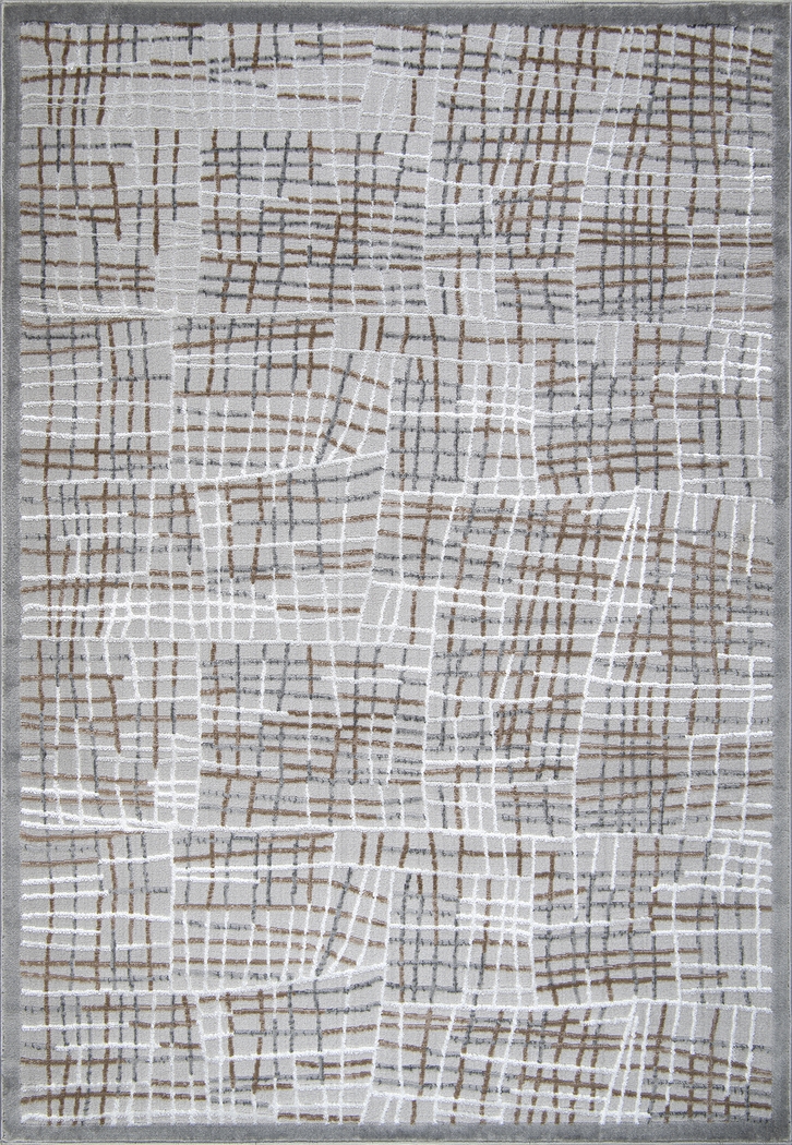 Nesslaw Gray 5'3 x 7'6 Rug - Thumbnail - Image 1