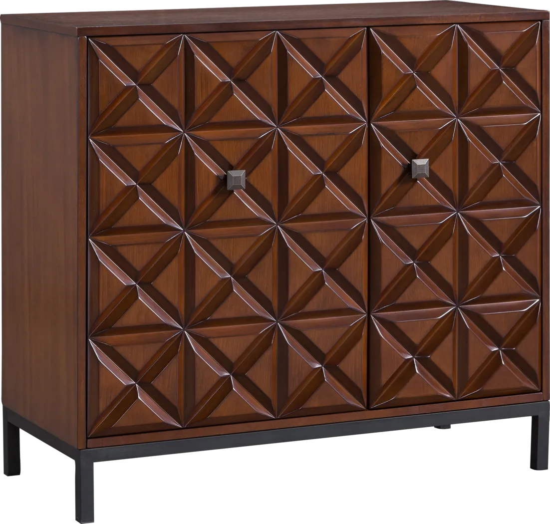 Nester Brown Accent Cabinet - Thumbnail - Image 1