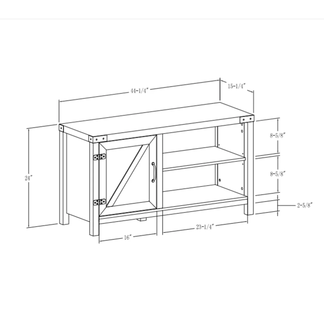 Nettleship White 44 in. Console - Image 6