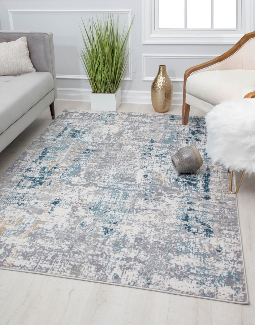 Nevane 5'3 x 7' Gray Rug - Thumbnail - Image 2