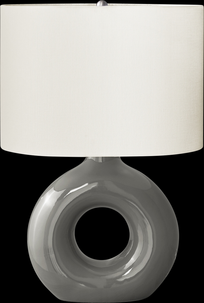 Neveux Shade Gray Lamp - Thumbnail - Image 1