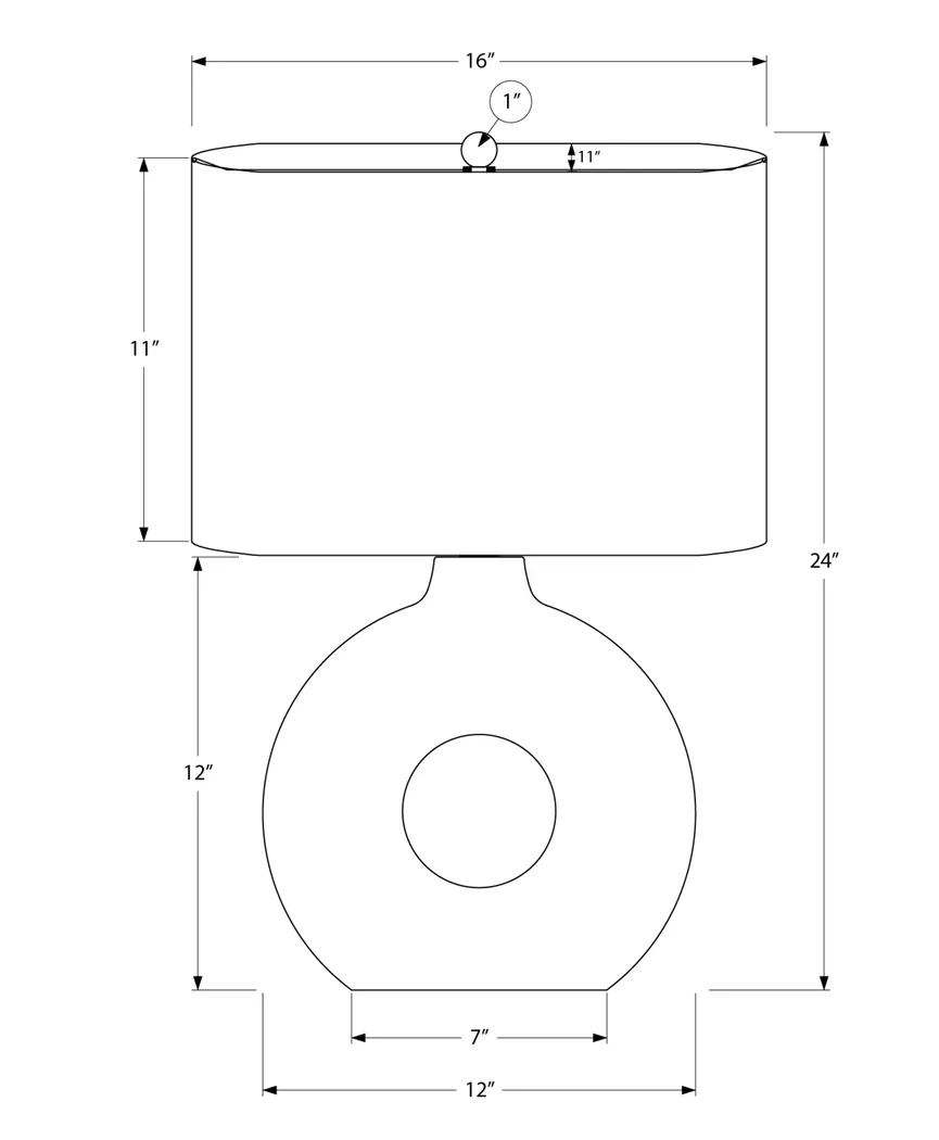 Neveux Shade White Lamp - Thumbnail - Image 4