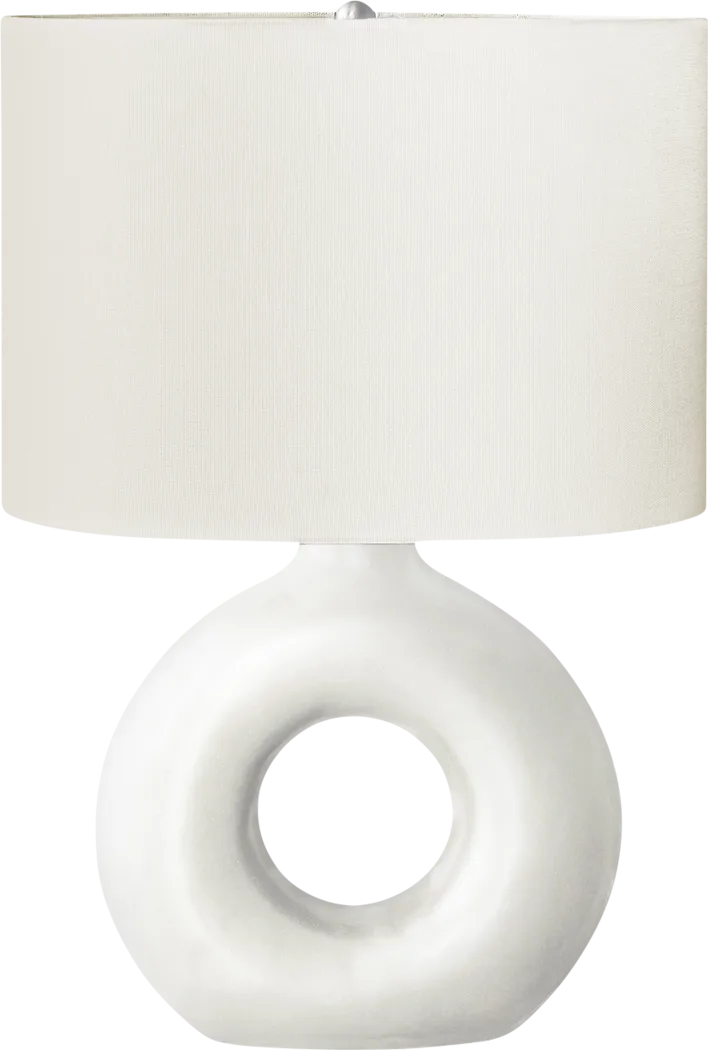 Neveux Shade White Lamp - Thumbnail - Image 1