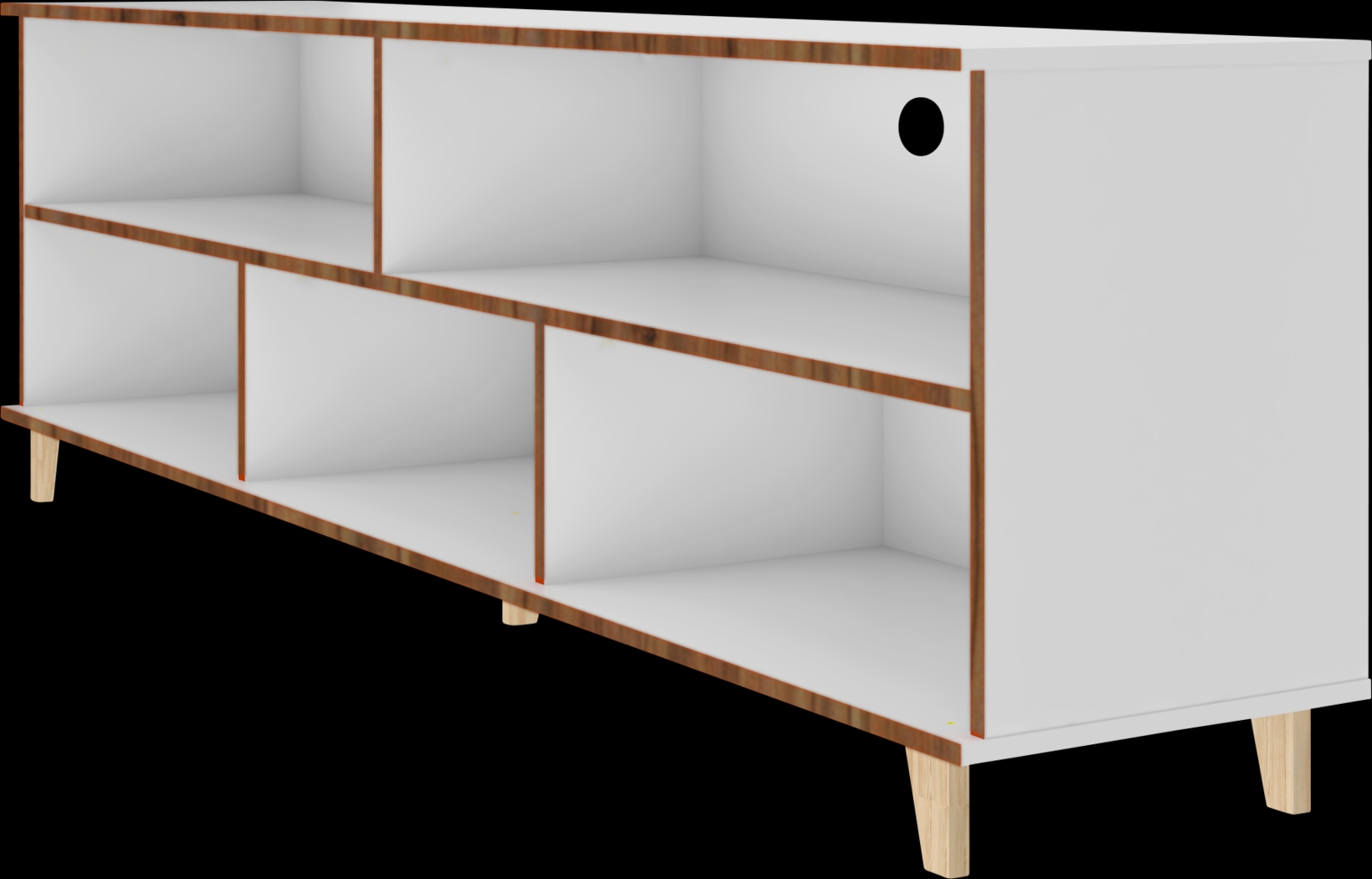 New Avenue White 71 in. Console - Thumbnail - Image 2