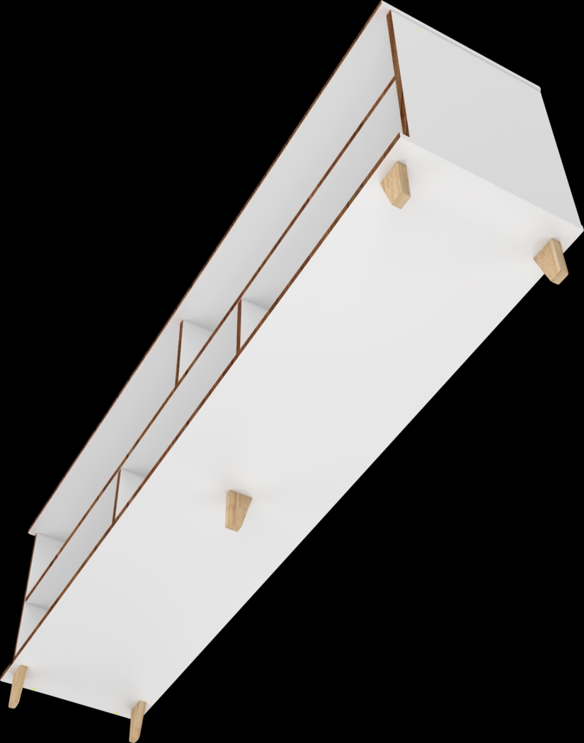 New Avenue White 71 in. Console - Thumbnail - Image 4