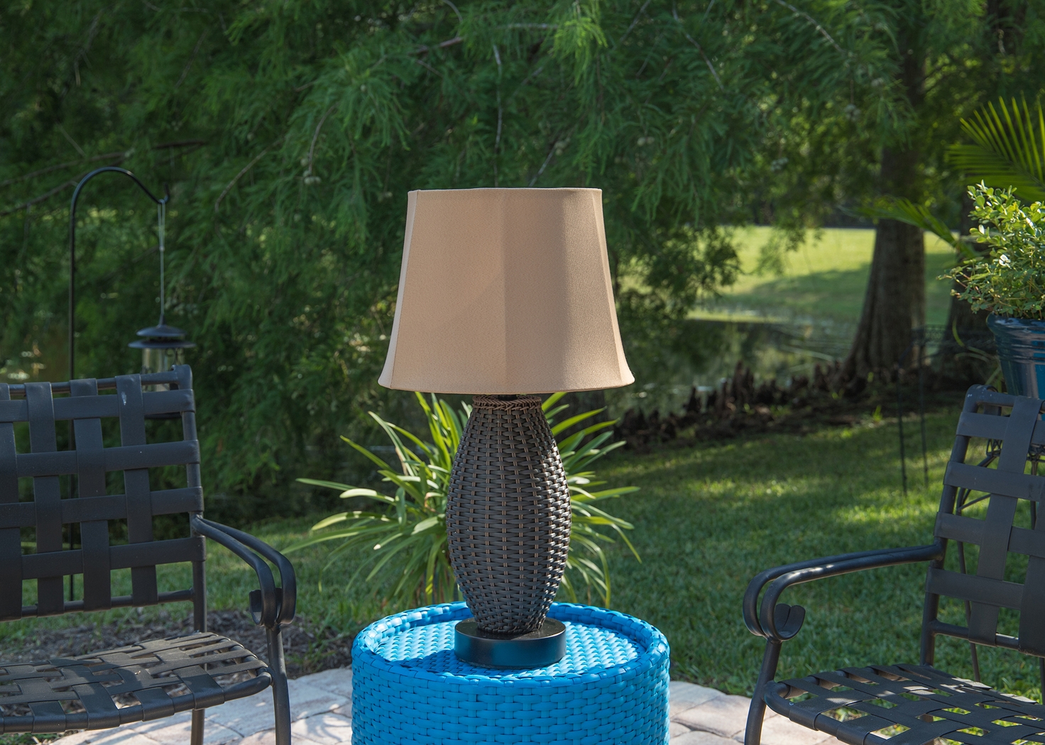 New Bern Black Outdoor Table Lamp - Thumbnail - Image 2