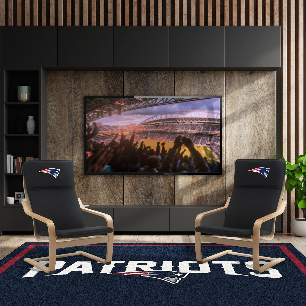 New England Patriots Black Accent Chair - Thumbnail - Image 6