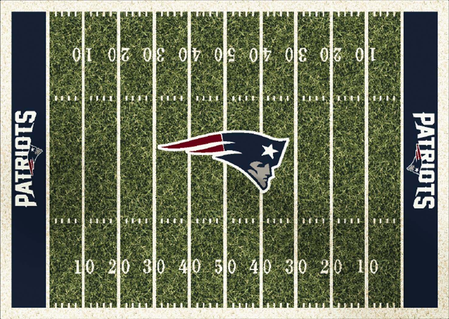 New England Patriots Green 4' x 6' Rug - Thumbnail - Image 1