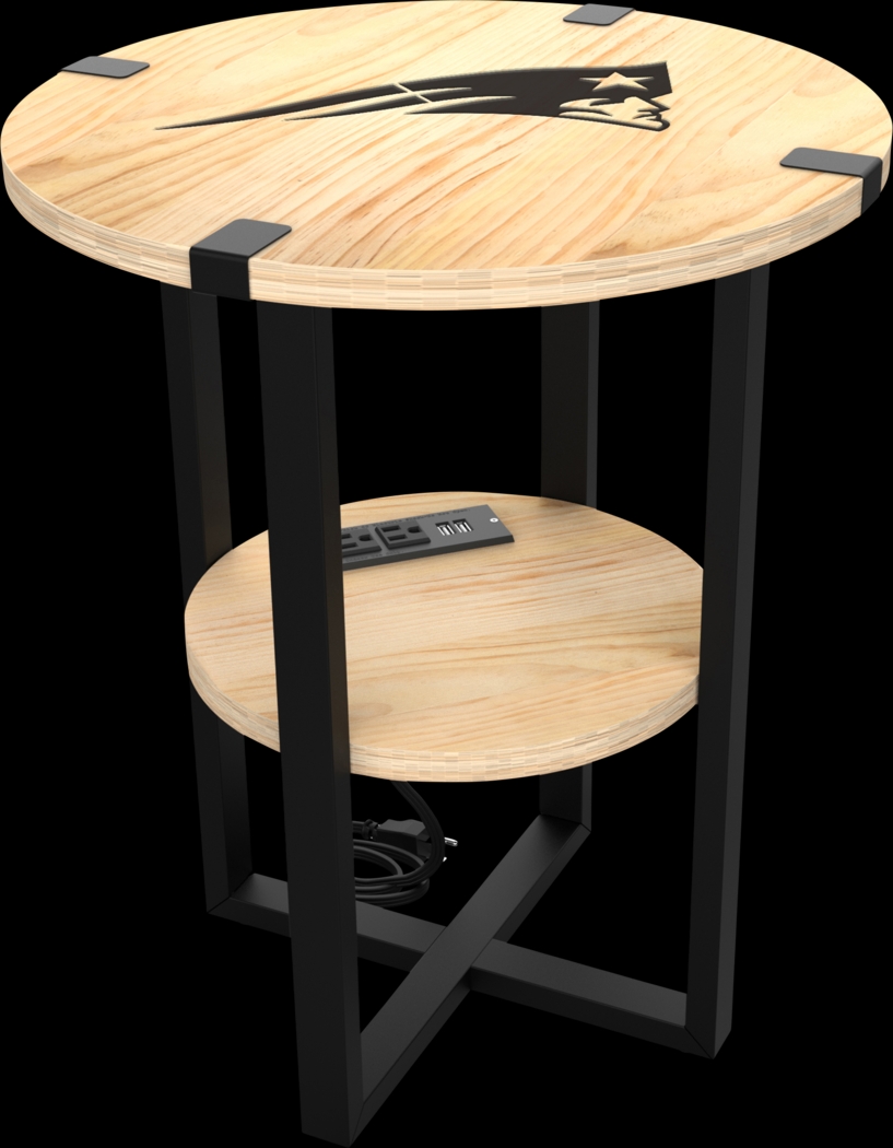 New England Patriots Side Table - Thumbnail - Image 1