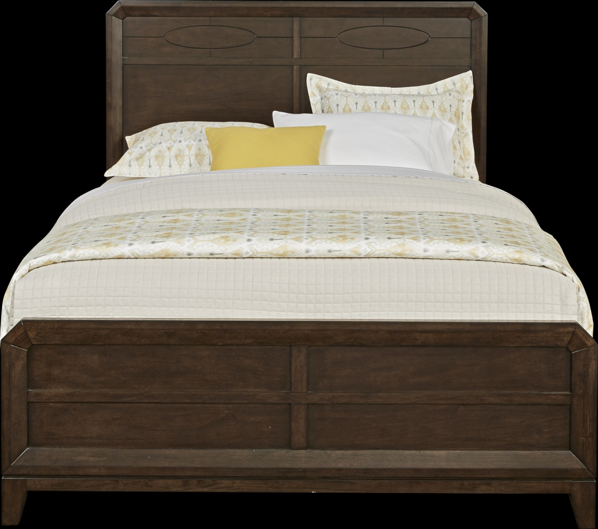 New Haven Merlot 5 Pc Queen Panel Bedroom - Thumbnail - Image 2