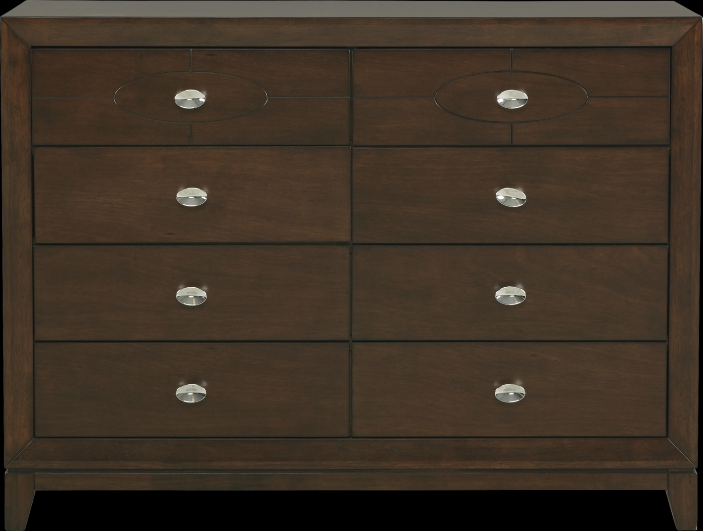 New Haven Merlot 5 Pc Queen Panel Bedroom - Thumbnail - Image 4