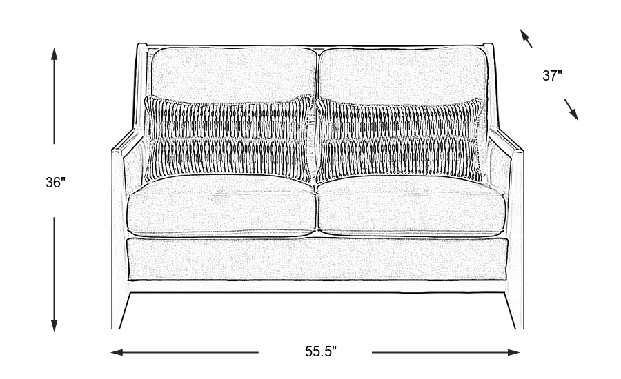Dimension Image. Please refer to the Dimension Tab on this page for dimension details.