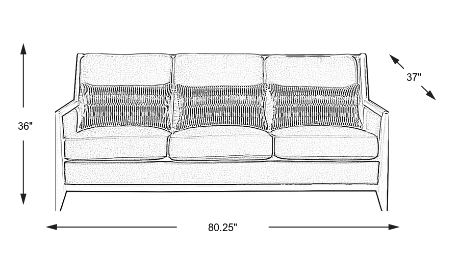 Dimension Image. Please refer to the Dimension Tab on this page for dimension details.