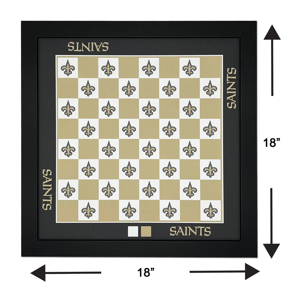 New Orleans Saints Wall Chess Set - Thumbnail - Image 5
