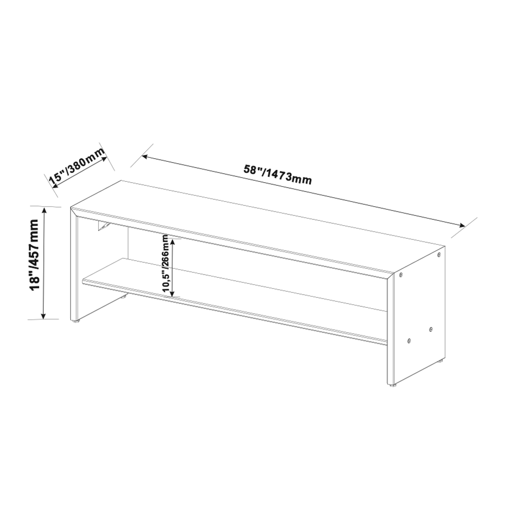 New Shoreham Brown Bench - Thumbnail - Image 4