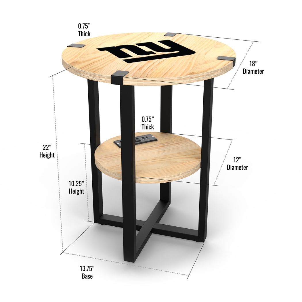 New York Giants Side Table - Thumbnail - Image 5