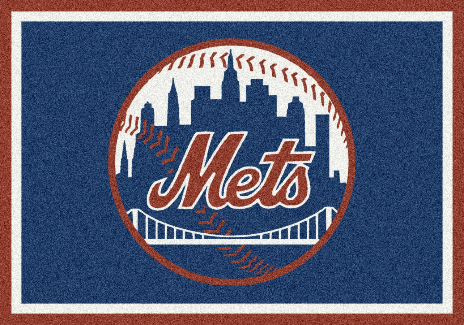 New York Mets 5 x 7 Rug - Thumbnail - Image 1